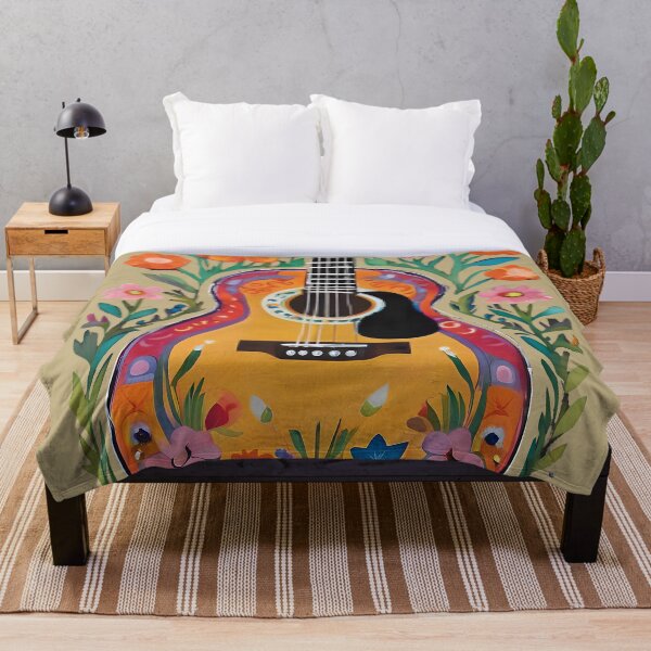 Item preview, Guitarra floral designed and sold by budhapix.