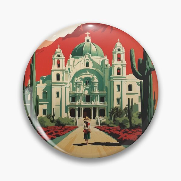 Item preview, Candela Coahuila Magic Town Mexico Vintage Travel Tourism Poster  designed and sold by TravelersGems.