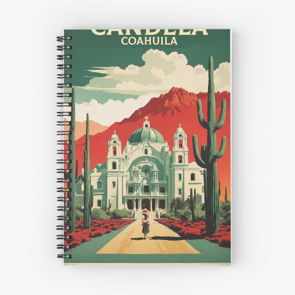 Item preview, Candela Coahuila Magic Town Mexico Vintage Travel Tourism Poster  designed and sold by TravelersGems.