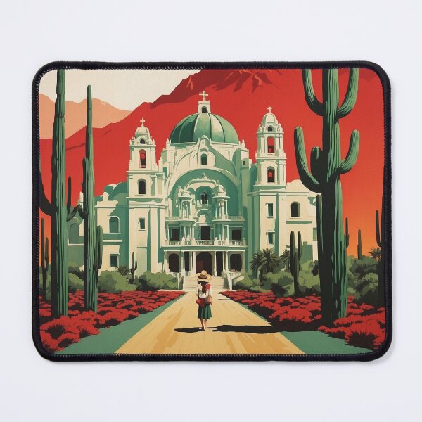 Item preview, Candela Coahuila Magic Town Mexico Vintage Travel Tourism Poster  designed and sold by TravelersGems.