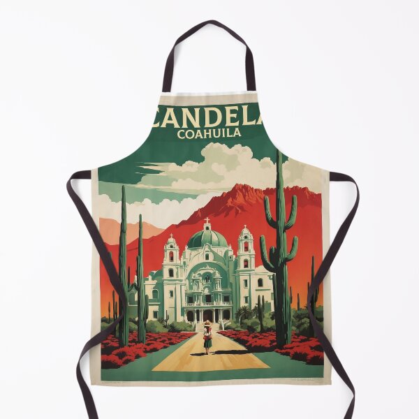 Item preview, Candela Coahuila Magic Town Mexico Vintage Travel Tourism Poster  designed and sold by TravelersGems.
