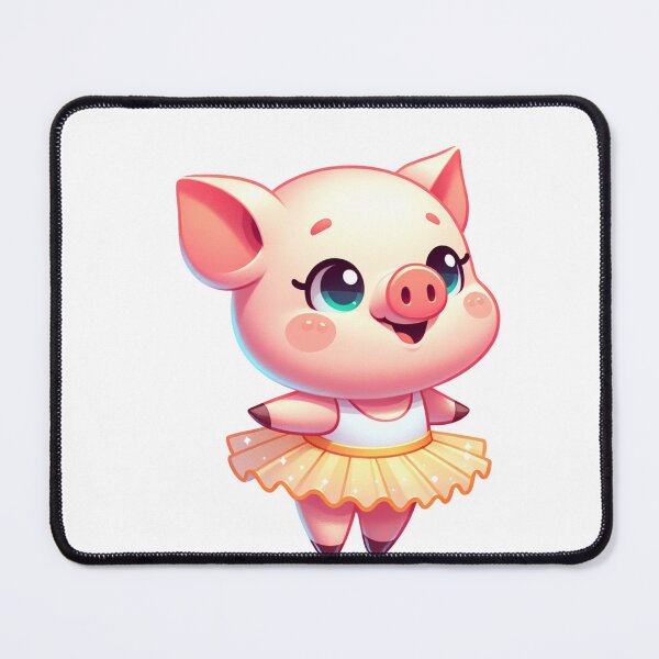 Item preview, Cute Piggy with a Tutu designed and sold by PassionforLove.