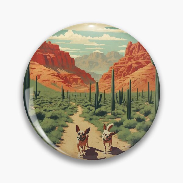 Item preview, Chihuahua Casas Grandes Magic Town Mexico Vintage Travel Tourism Poster  designed and sold by TravelersGems.