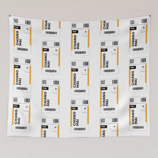 Item preview, CHIANG MAI Ticket Design - Inspired Travel Ticket  designed and sold by RM-Journey.