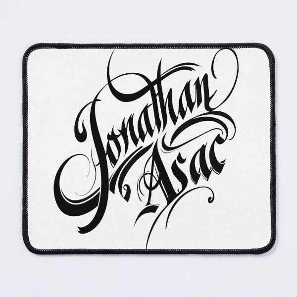 Item preview, 'Jonathan Isaac' Handwritten Calligraphy Art" designed and sold by merchtrends-svg.