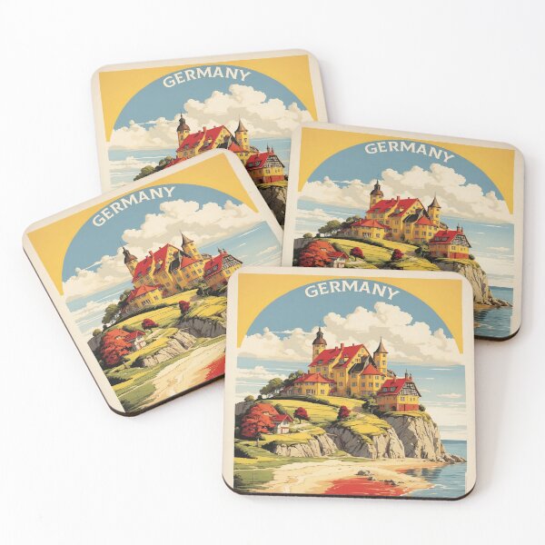 Item preview, Germany Island of Rugen Vintage Travel Poster Art designed and sold by TravelersGems.