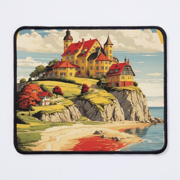 Item preview, Germany Island of Rugen Vintage Travel Poster designed and sold by TravelersGems.