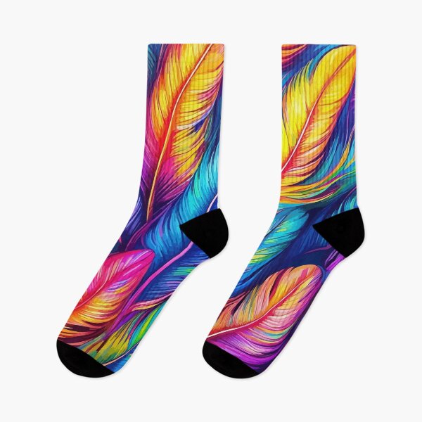 Item preview, Colorful feathers Northern lights Aurora borealis designed and sold by Grypis.