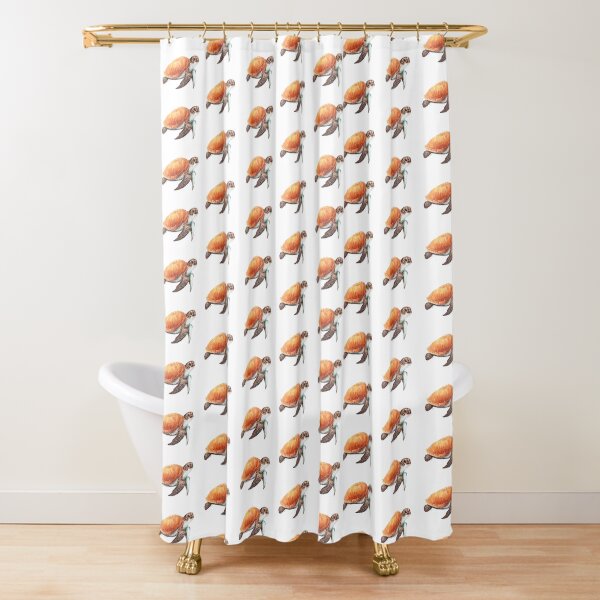 Sea Turtle Shower Curtain