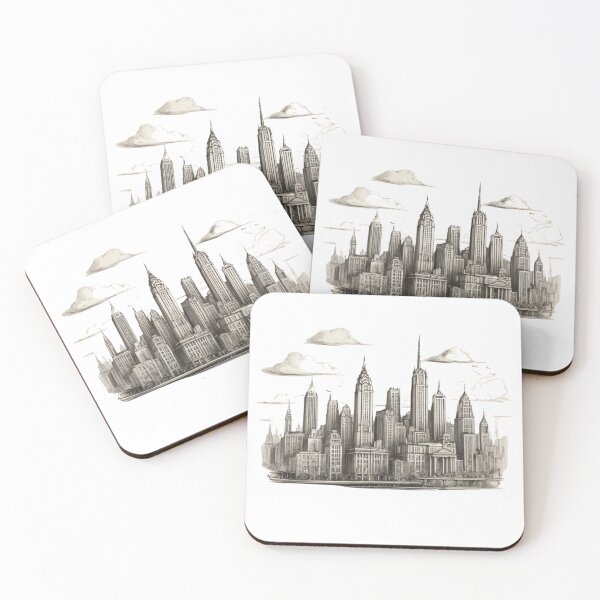 Item preview, sketch of city designed and sold by misbahsiro.