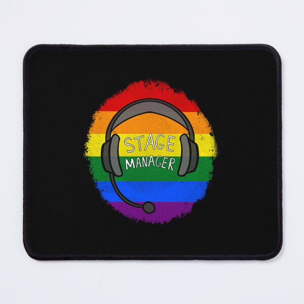 Item preview, Stage Manager Backstage Headset - Gay Pride designed and sold by SoybeanTomato.
