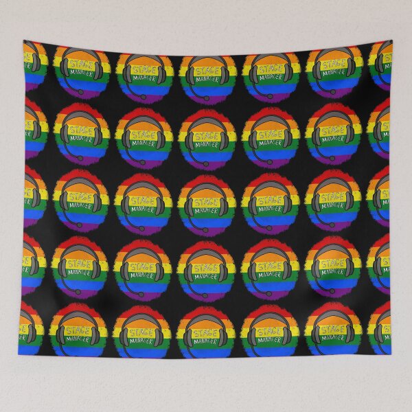 Item preview, Stage Manager Backstage Headset - Gay Pride designed and sold by SoybeanTomato.