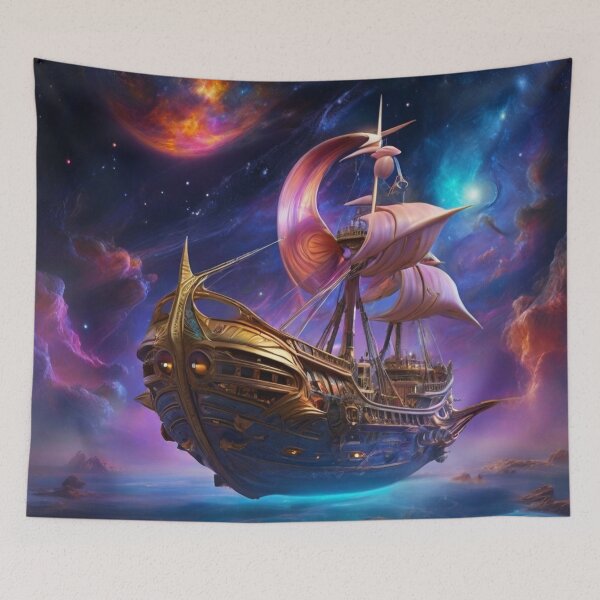 Item preview,  Peculiar cosmic caravel. designed and sold by Cherryblossom50.