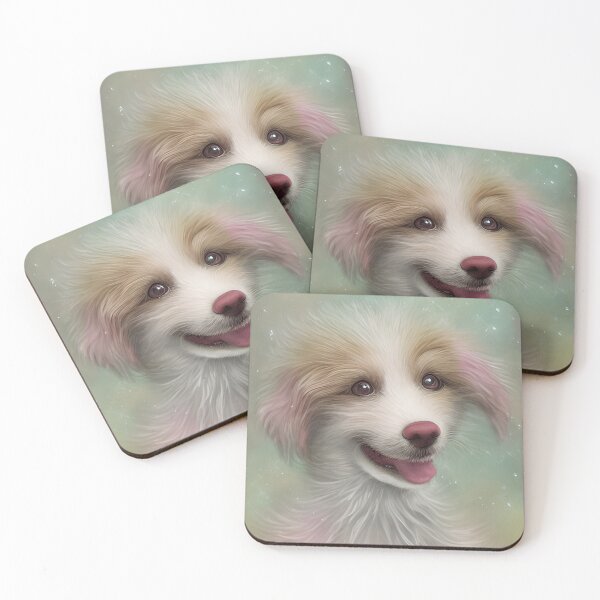 Item preview, Adorable portrait of a long-haired dog designed and sold by Astralia.