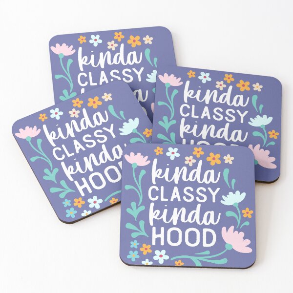 Item preview, Kinda Classy Kinda Hood Flowers Illustration  designed and sold by Sarcastic Narwhal.