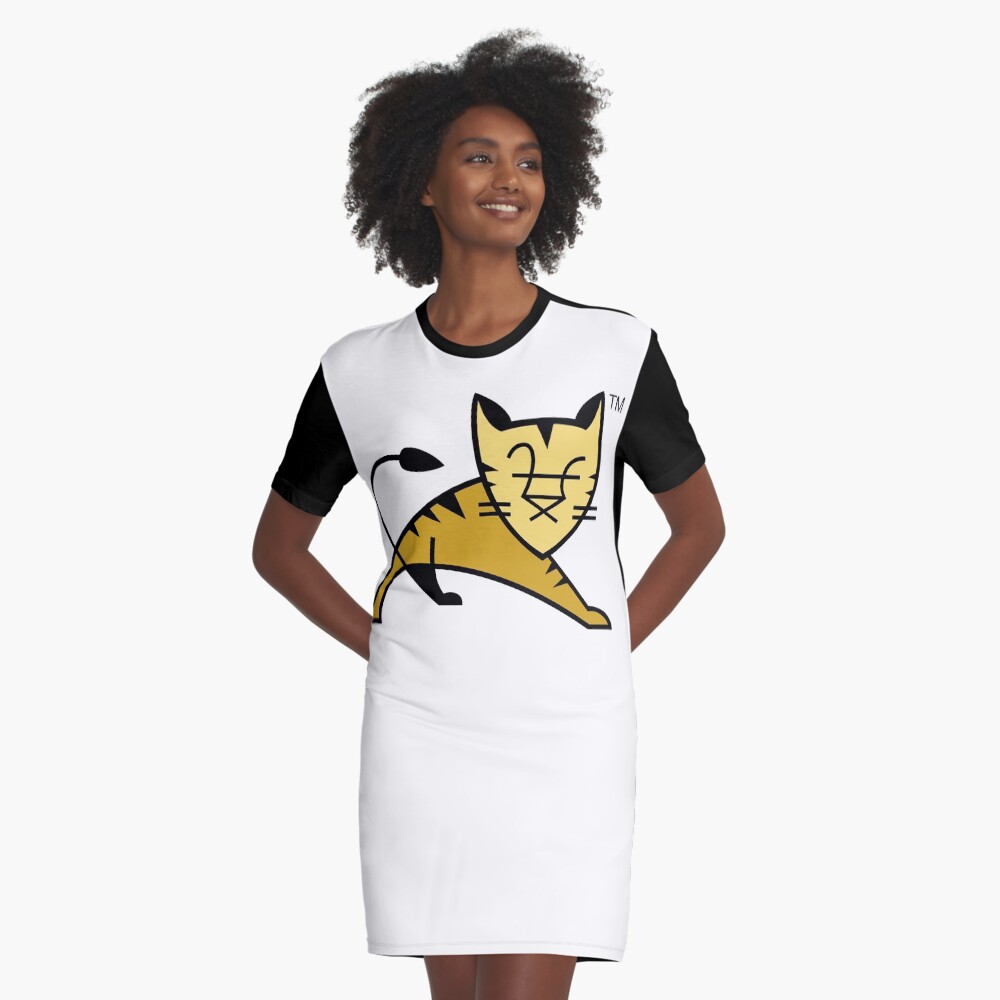 Apache Tomcat Graphic T-Shirt Dress