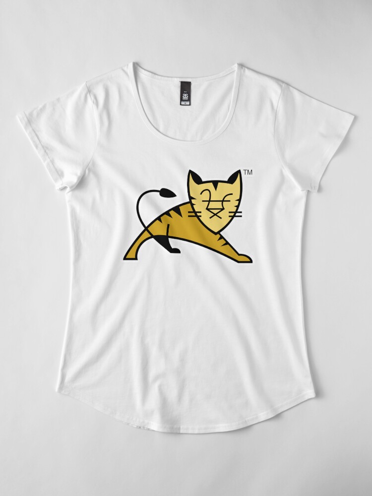 Alternate view of Apache Tomcat Premium Scoop T-Shirt