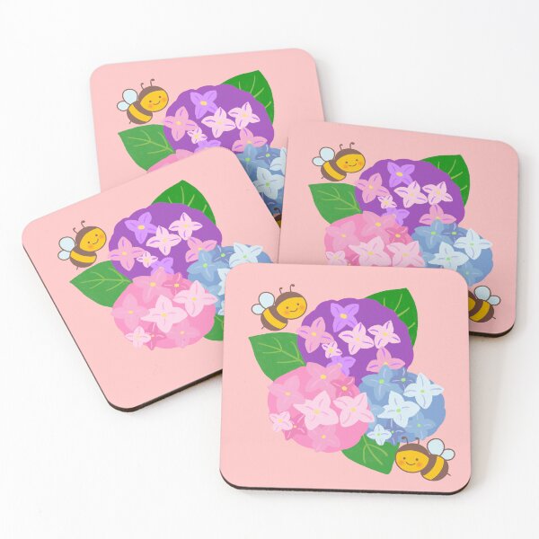 Item preview, Little Bee and Hydrangea  designed and sold by lazycat14.