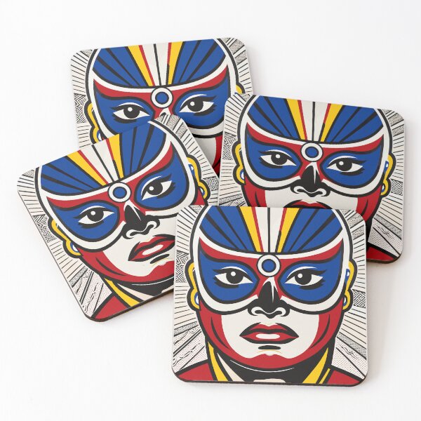 Item preview, Mexican Wrestler Pop Art Print 1960s Roy Lichtenstein designed and sold by retrographics.