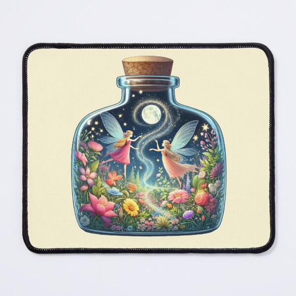 Item preview, Two Fairies Dancing in a Bottle designed and sold by stickyfoot.