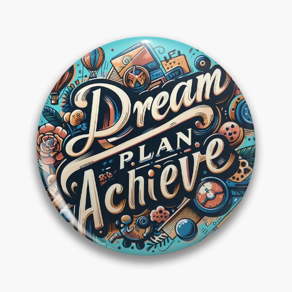 Item preview, Dream Plan Achieve, typography designed and sold by maxmaj.