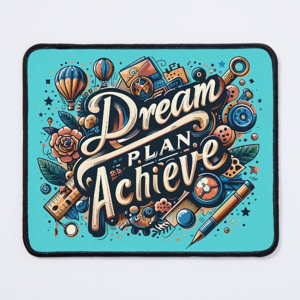 Item preview, Dream Plan Achieve, typography designed and sold by maxmaj.