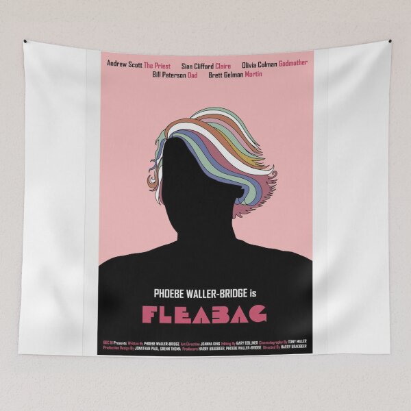 Item preview, Fleabag Pink Poster designed and sold by Vedashrrow.