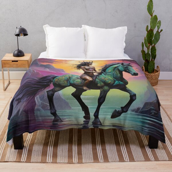 Item preview, Centaur with glowing, unnatural hues. designed and sold by Cherryblossom50.