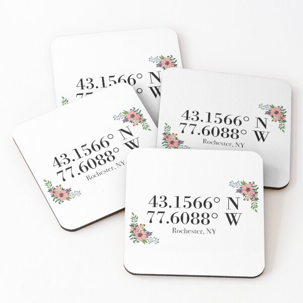 Item preview, Rochester, NY Coordinates designed and sold by mynameisliana.