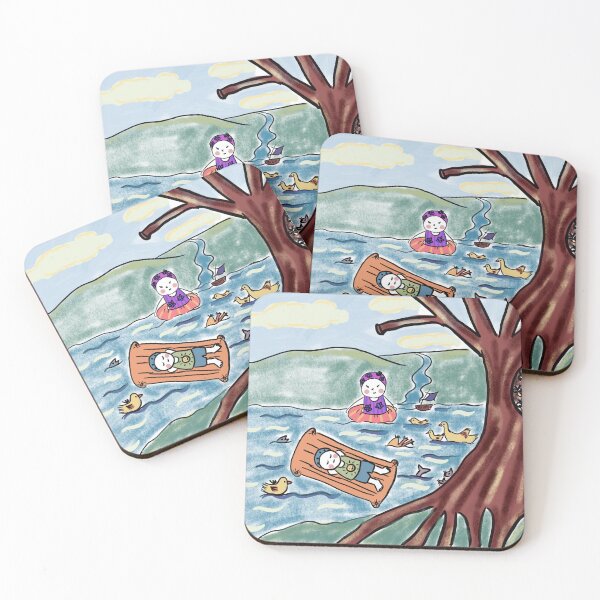 Item preview, Two floaters and ducks designed and sold by Gemma Creegan.