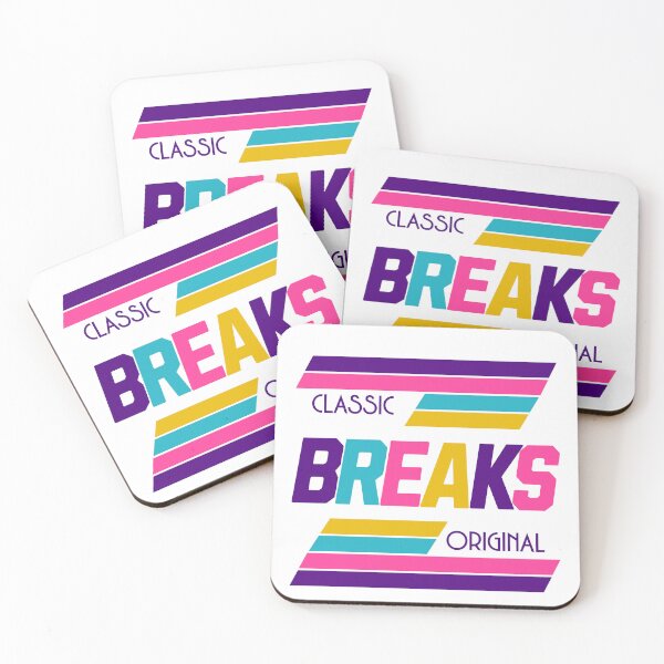 Item preview, BREAKBEAT  - Classic Original Breaks (purple/gold/blue) designed and sold by Discothreadz.
