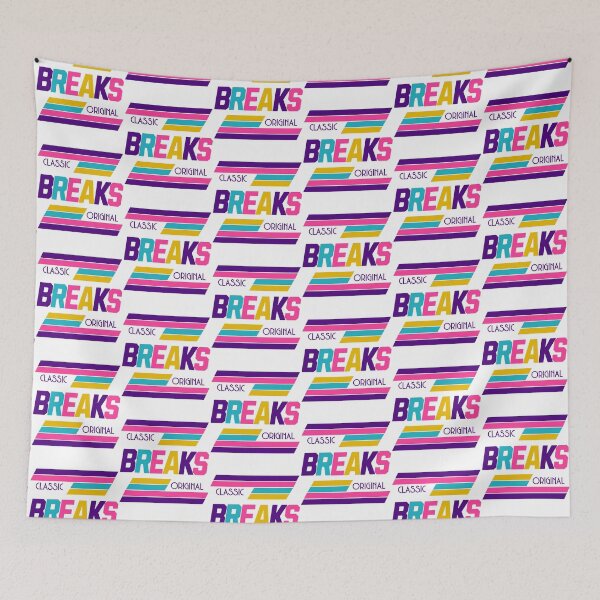 Item preview, BREAKBEAT  - Classic Original Breaks (purple/gold/blue) designed and sold by Discothreadz.