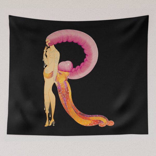 Item preview, Erté - The Letter R from the Alphabet Suite, 1976 designed and sold by elektronen.