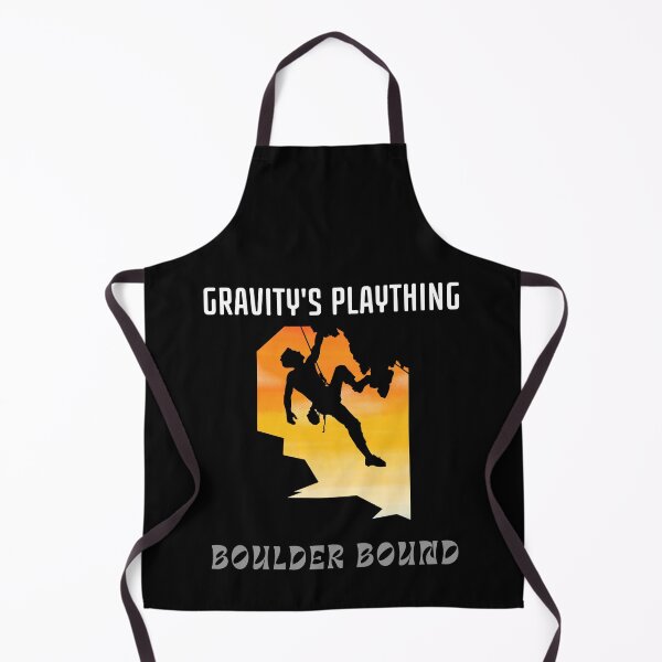 Item preview, Gravity's Plaything: Boulder Bound, Rock Climbing Bouldering Mountain Climber designed and sold by supriyo-art.