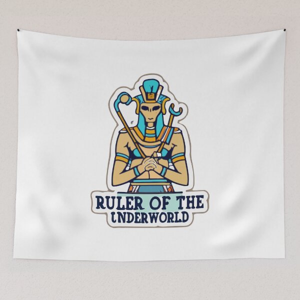 Item preview, Osiris Ruler of the Underworld - Egyptian Deity Design designed and sold by NiftyWrx.