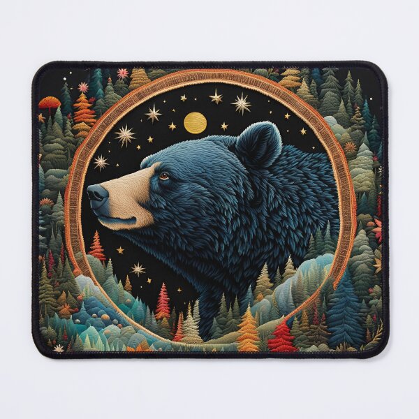 Item preview, Embroidery Art - The Grizzly Bear designed and sold by TWNightingale.