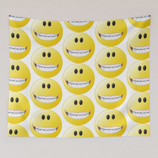 Item preview, Braces Smiley Face designed and sold by mistersmileyfac.