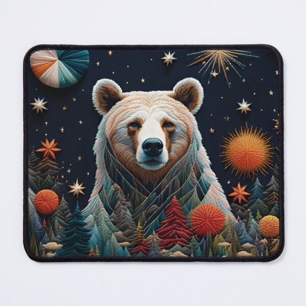 Artikelvorschau, Stickkunst - Der Grizzlybär entworfen und verkauft von TWNightingale.