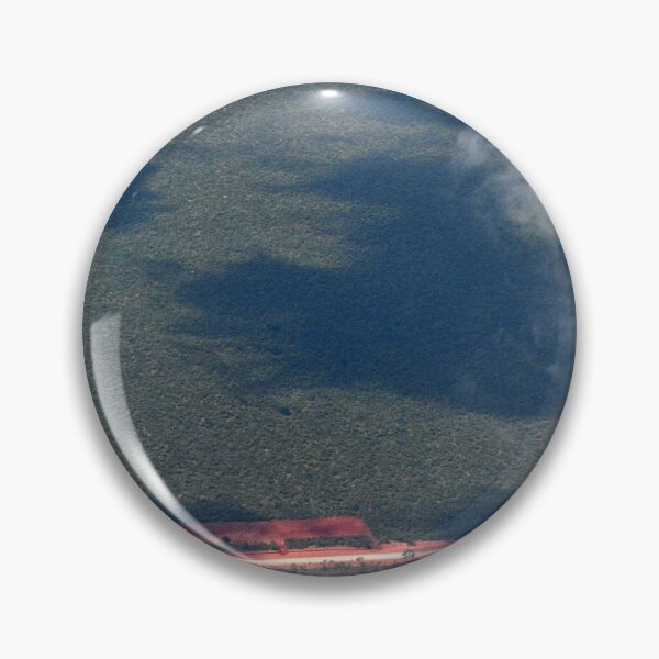 Item preview, Aerial view of highway bordered by red dirt and surrounded by trees. designed and sold by EAnneH.