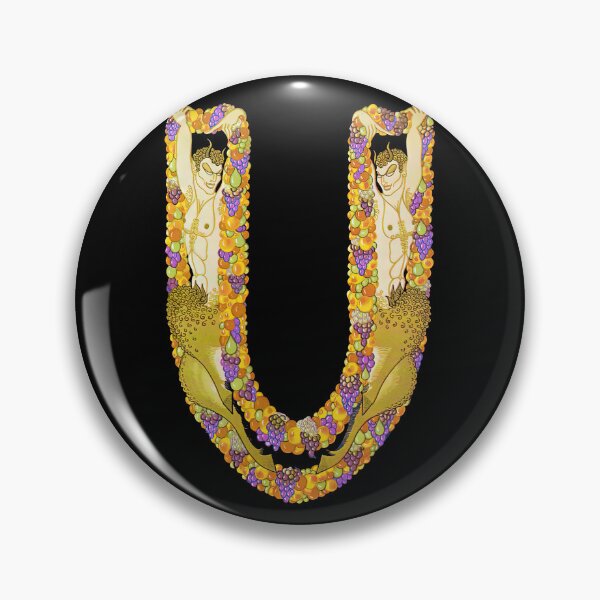 Item preview, Erté - The Letter U from the Alphabet Suite, 1976 designed and sold by elektronen.