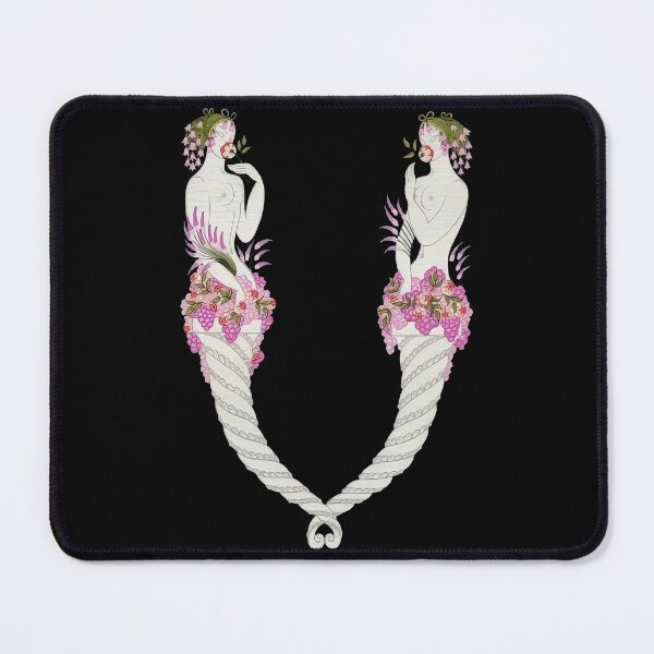 Item preview, Erté - The Letter V from the Alphabet Suite, 1976 designed and sold by elektronen.