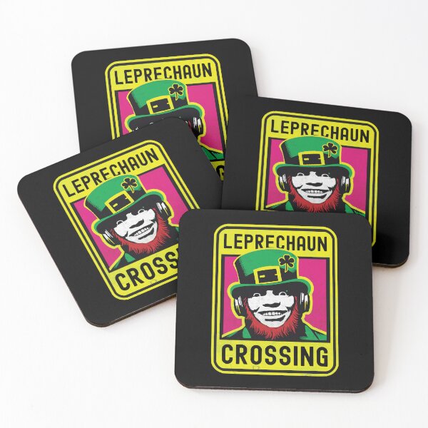 Item preview, Leprechaun Crossing - St. Patrick's Day Funny Irish designed and sold by Urban-Alien.