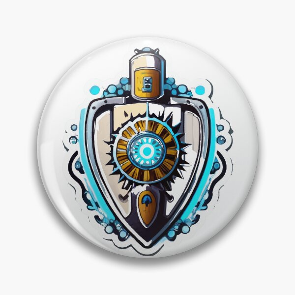 Item preview, Futuristic Police Badge Radiance designed and sold by NiftyWrx.