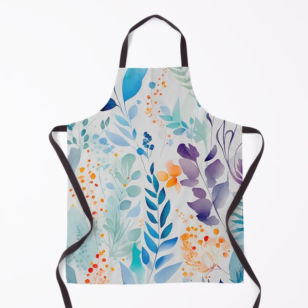 Item preview, Cool toned leafs pattern  designed and sold by Kunika Singh.