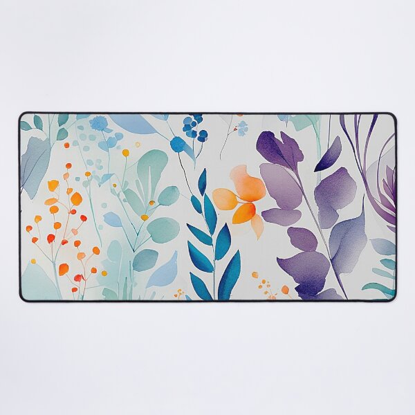 Item preview, Cool toned leafs pattern  designed and sold by Kunika Singh.