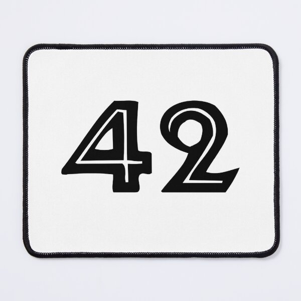 Item preview, 42, forty-two, black, tribal, african designed and sold by Numbers-Art.