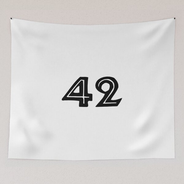 Item preview, 42, forty-two, black, tribal, african designed and sold by Numbers-Art.