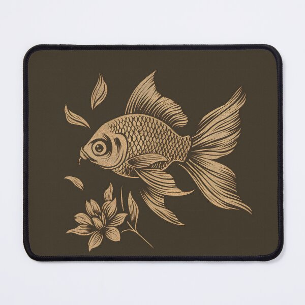 Item preview, Modern Fish Art Symbolizing Abundance designed and sold by unimuse.