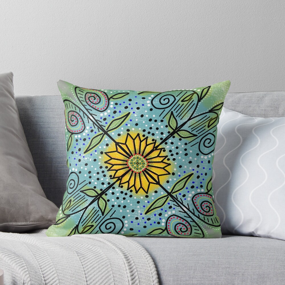 Item preview, Throw Pillow designed and sold by BomShellsDesign.