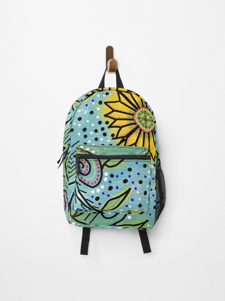 Thumbnail 1 of 3, Backpack, SunFlower designed and sold by BomShellsDesign.